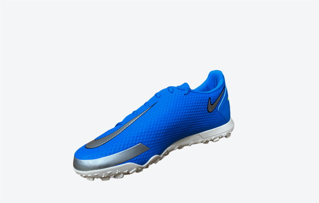 Nike scarpa da calcetto da uomo Phantom GT Club TF CK8469 400 blu-argento