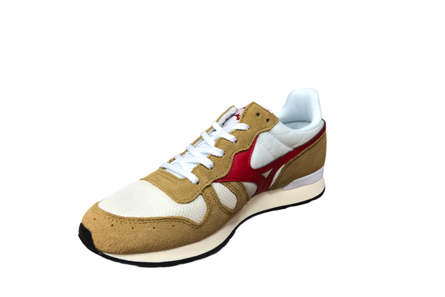 Mizuno scarpa sneakers da uomo ML87 D1GA190549 bianco ocra