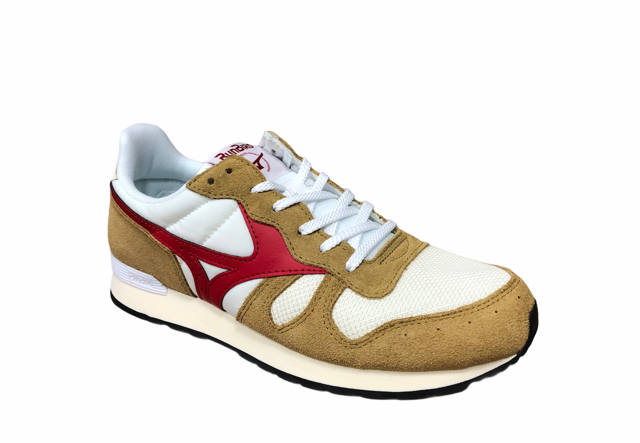 Mizuno scarpa sneakers da uomo ML87 D1GA190549 bianco ocra