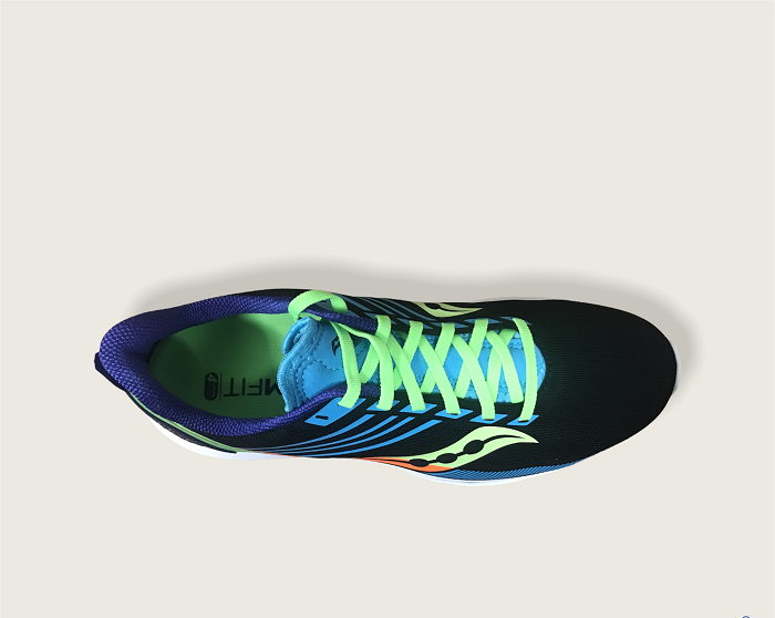 Saucony scarpa da corsa da uomo Kinvara 12 S20619 25 nero verde azzurro