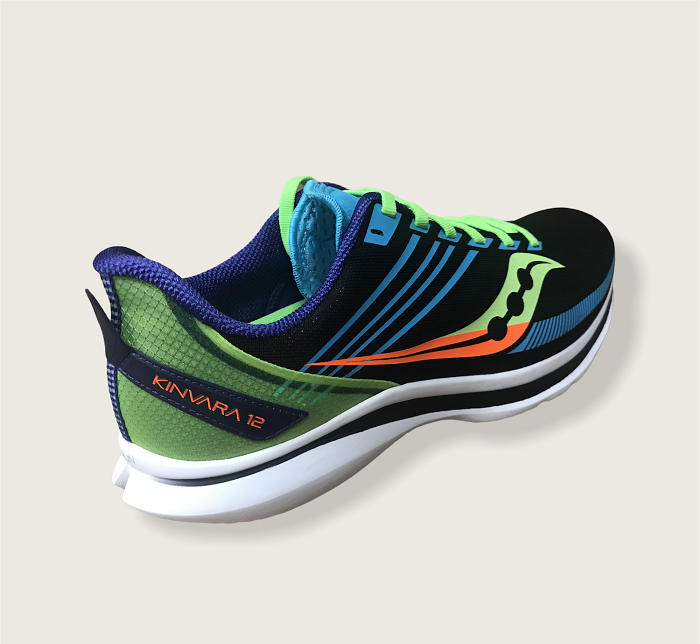 Saucony scarpa da corsa da uomo Kinvara 12 S20619 25 nero verde azzurro