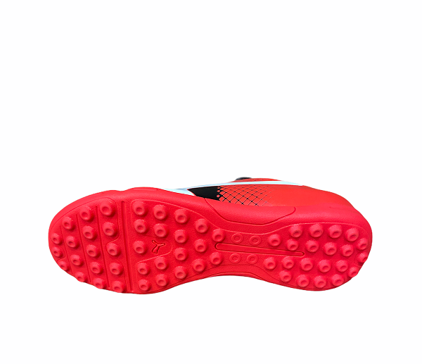 Puma scarpe da calcetto da ragazzo ecoSPEED 5.5 TT Jr 103630 03 rosso-nero-bianco
