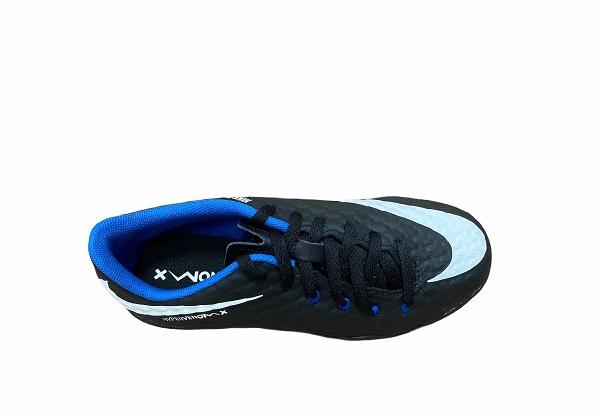Nike scarpa da calcetto da ragazzo Hypervenomx Phelon III 852598 002 nero-bianco