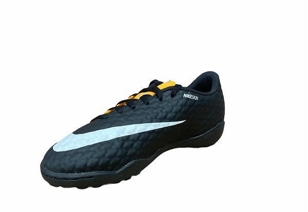 Nike scarpa da calcetto da ragazzo Jr Hypervenomx Phelon III TF 852598 801 arancione-nero