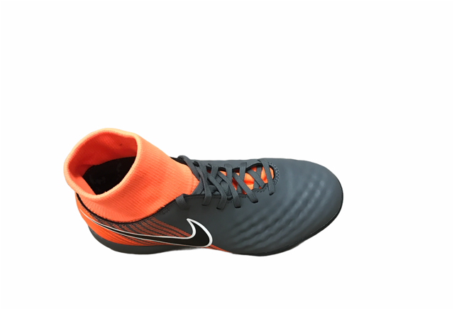 Nike scarpa da calcetto da ragazzo Obrax 2 Academy DF Tf AH7318 080 grigio nero arancio