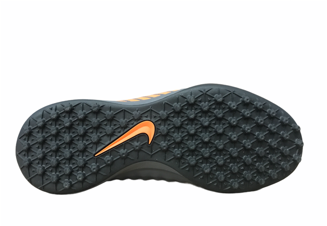 Nike scarpa da calcetto da ragazzo Obrax 2 Academy DF Tf AH7318 080 grigio nero arancio