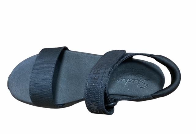 Skechers sandalo da donna D'Lux Walker New Block 119226/BBK nero