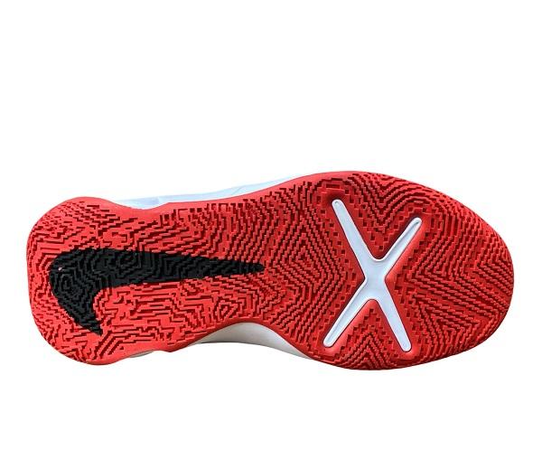 Nike scarpa da pallacanestro da ragazzo Team Hustle D 10 CW6735 600 rosso-nero