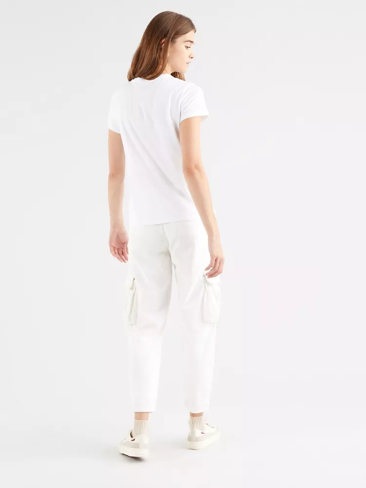 Levi's maglietta manica corta da donna 1873 1736912 49 bianco