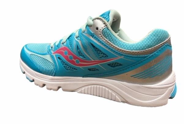 Saucony scarpa da corsa da ragazzi Zealot SY53672 turchese argento corallo