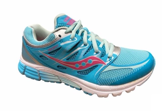 Saucony scarpa da corsa da ragazzi Zealot SY53672 turchese argento corallo