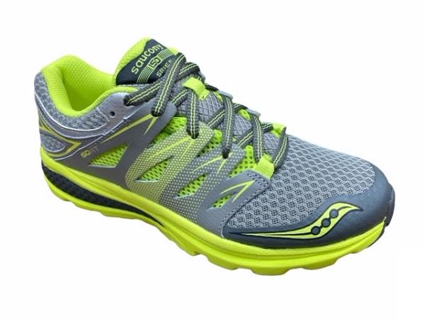 Saucony scarpa da corsa da ragazzo Zealot 2 SY55518 grigio verde