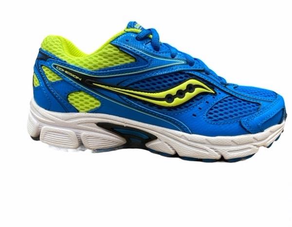 Saucony scarpa da corsa da ragazzo Cohesion 8 SY54812 azzurro