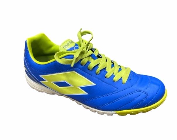 Lotto scarpa da calcetto da uomo Spider VIII TF R0281 blu-giallo