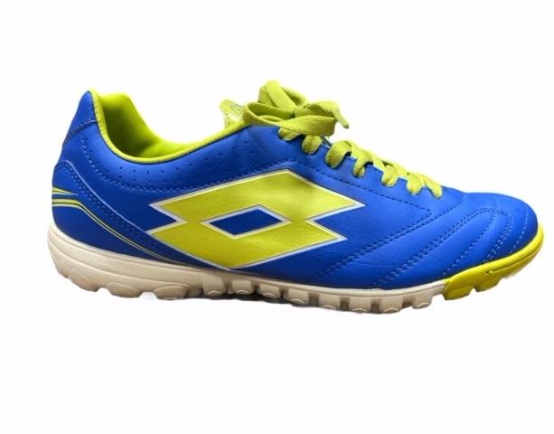 Lotto scarpa da calcetto da uomo Spider VIII TF R0281 blu-giallo
