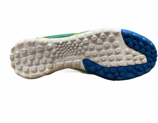 Lotto scarpa da calcetto da uomo Zhero gravity IV 700 TF R0269 verde-blu