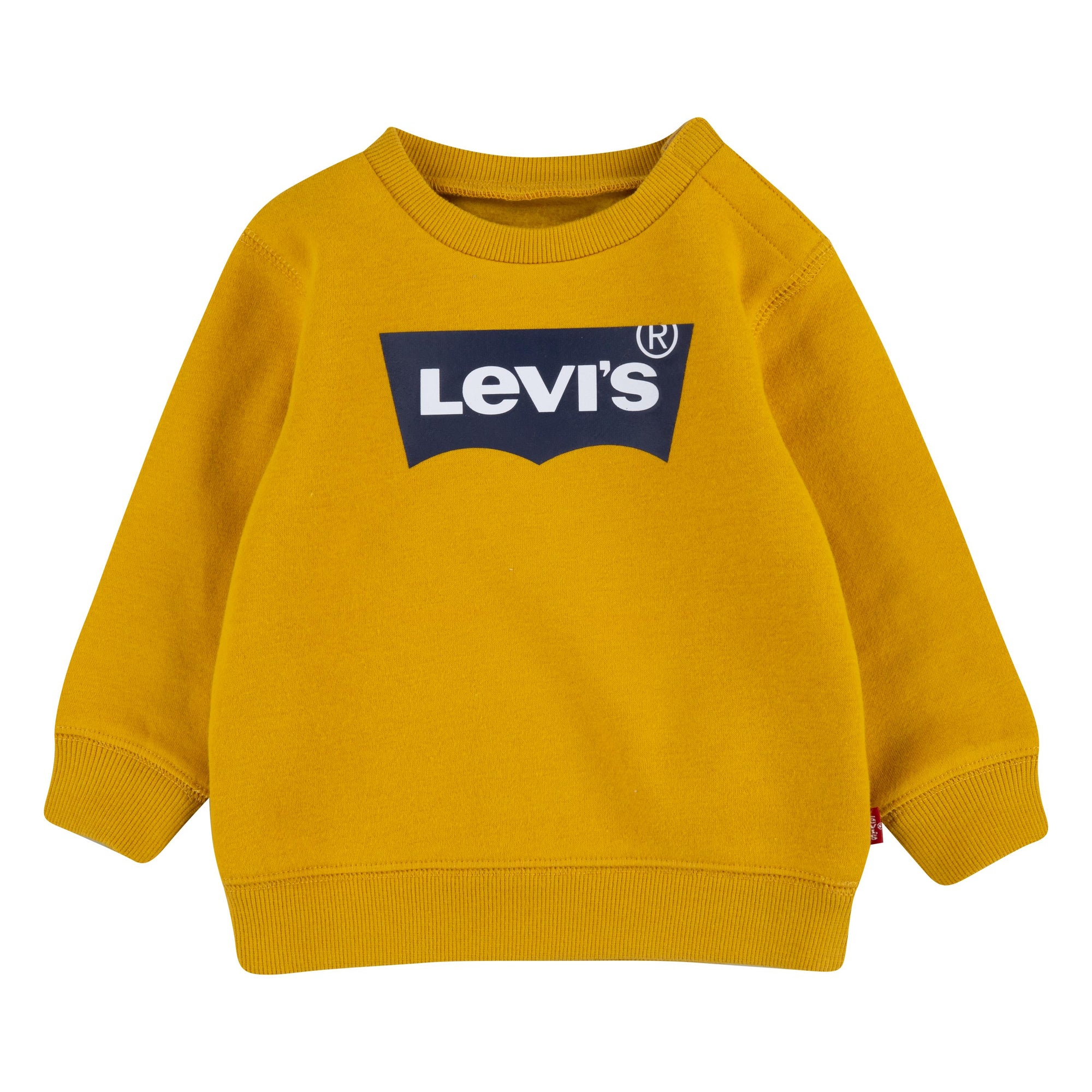 Levi's Kids Felpa girocollo da bambino Batwing 9E8778 Y0L giallo oro