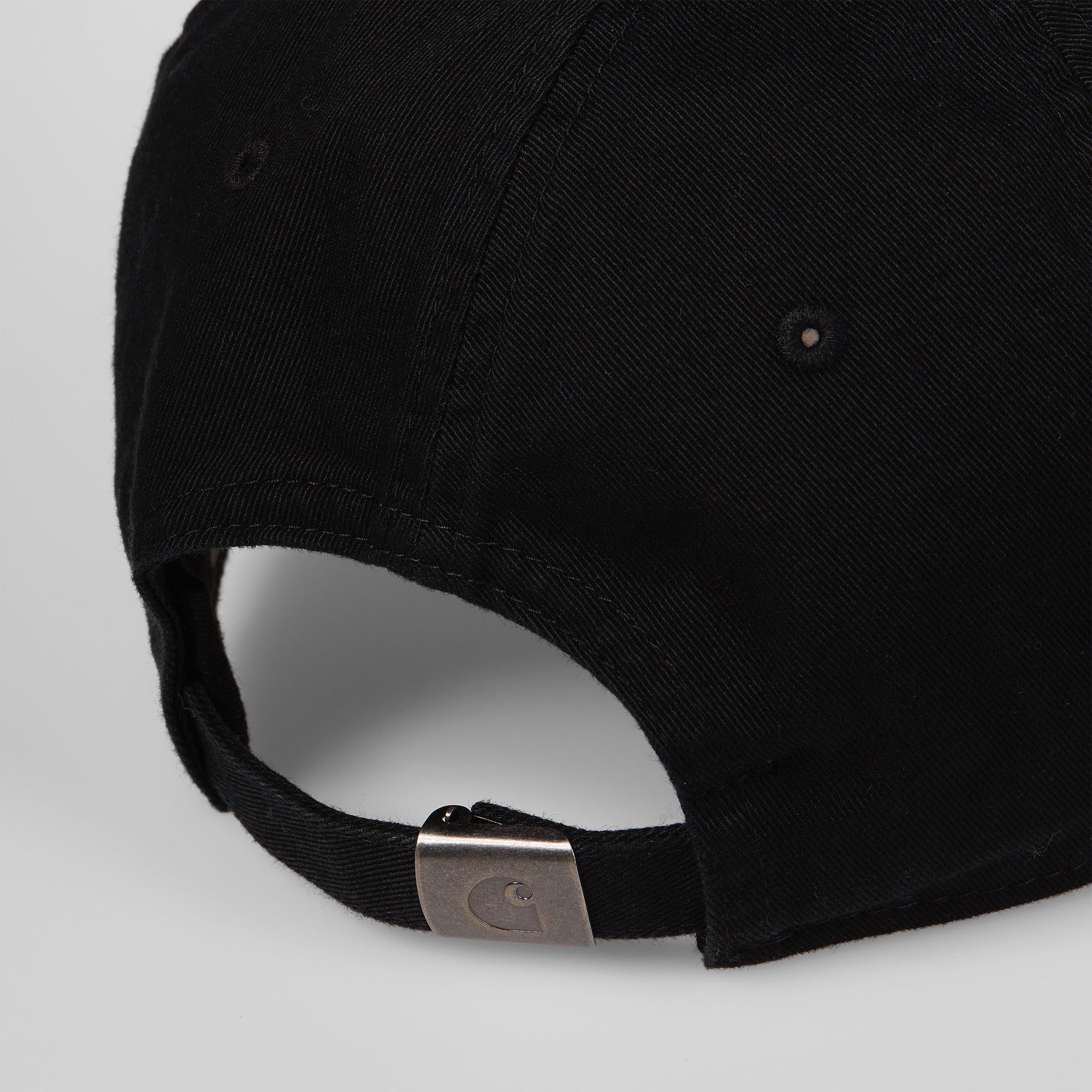 Carhartt Cappellino Medison Logo I023750 0D2 black-white