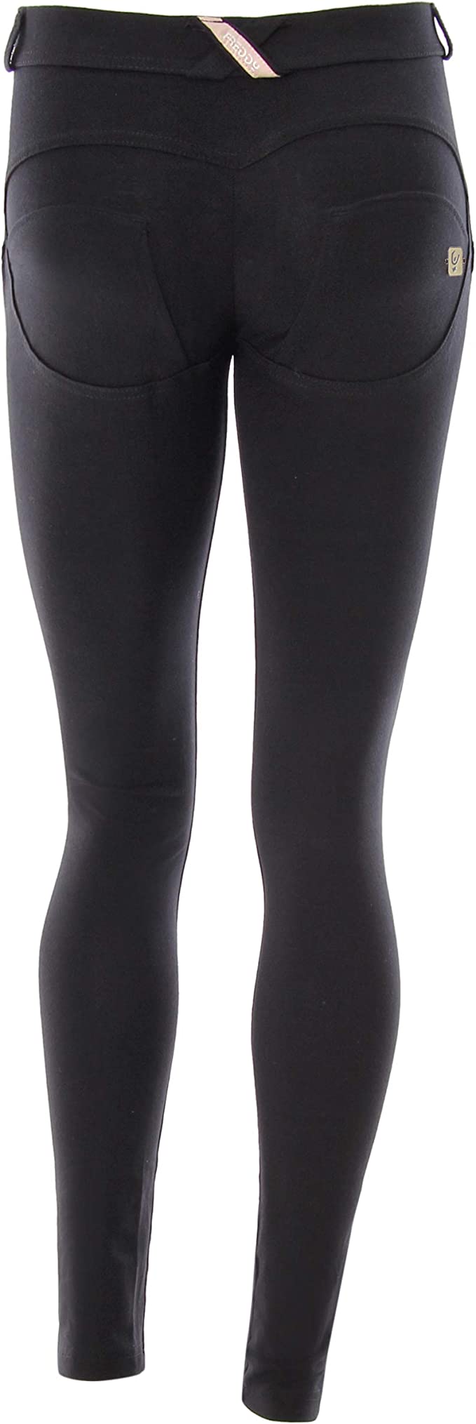Freddy pantalone lungo da donna Push Up F7-CWRS-WRUP1FRC01E N0 black
