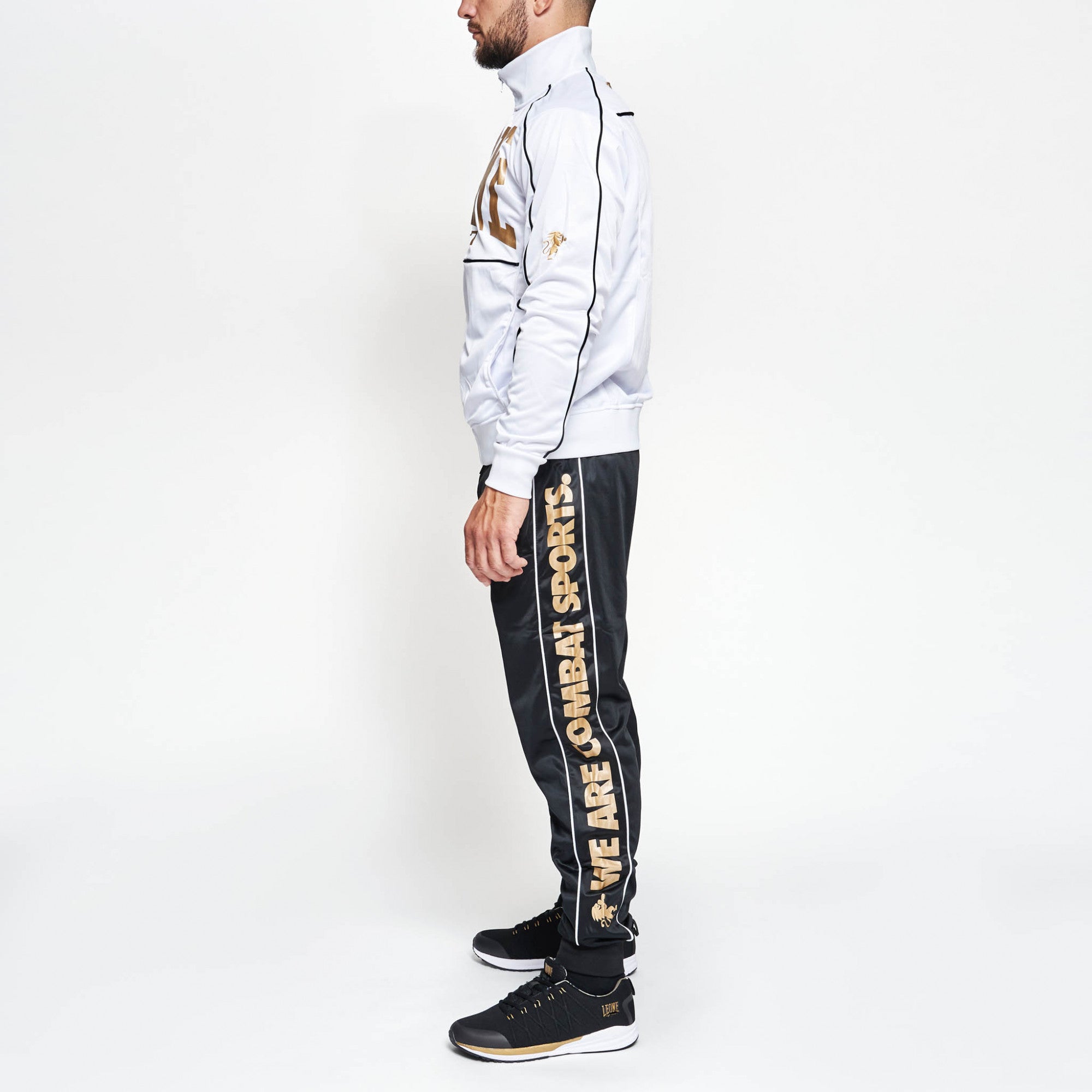 Leone Tuta sportiva da uomo Premium AB300 bianco