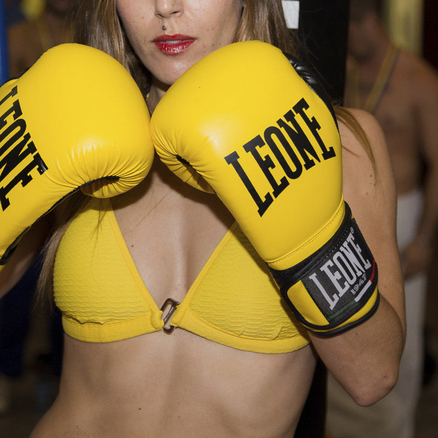 Leone Guantone da Boxe Flash GN083 10oz yellow