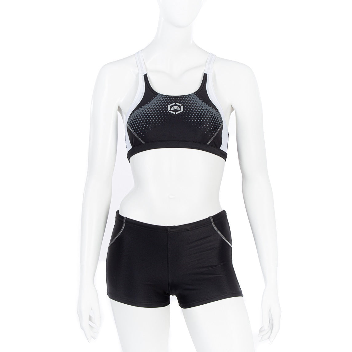 Aquarapid costume 2 pezzi da donna per mare o piscina ALFA/C black