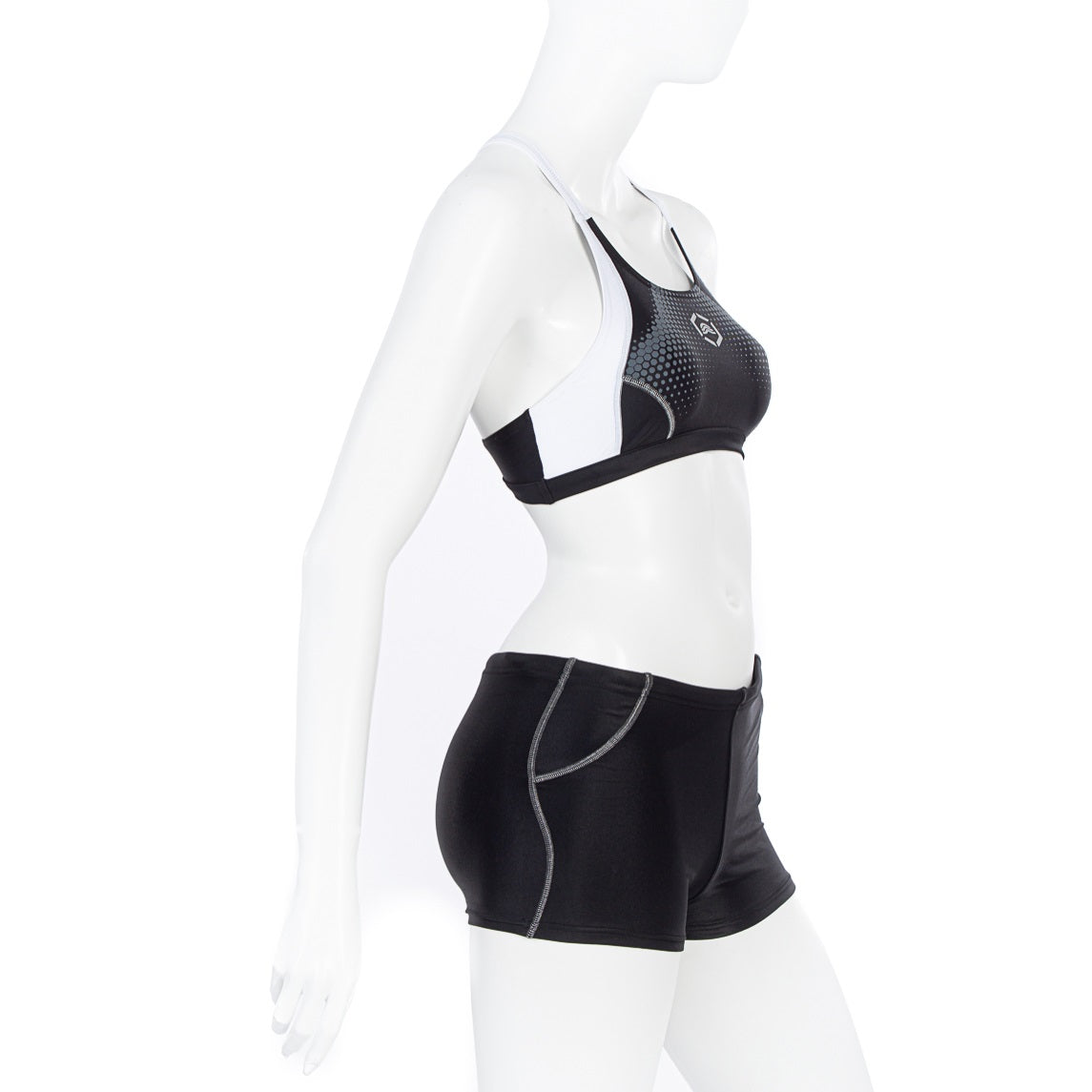 Aquarapid costume 2 pezzi da donna per mare o piscina ALFA/C black
