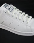 Suola in gomma Adidas Originals Stan Smith M20325 bianco blu lacci