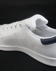 Suola in gomma Adidas Originals Stan Smith M20325 bianco blu tallone