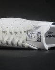 Suola in gomma Adidas Originals Stan Smith M20325 bianco blu linguetta stampata