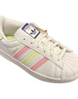 Adidas Originals sneakers da bambina Superstar C GY3331 bianco-rosa-lime 1