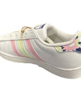 Adidas Originals sneakers da bambina Superstar C GY3331 bianco-rosa-lime 2