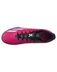 Adidas scarpa da calcetto unisex X Speedportal.4 TF GZ2445 rosa shock- bianco-nero tomaia