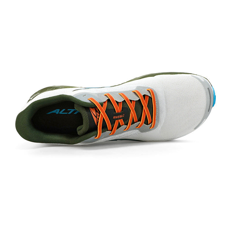 Altra scarpa da corsa da uomo Riviera 2 AL0A547G130 bianco verde 3