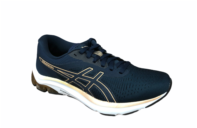 Asics Gel Pulse 12 scarpa da corsa 1012A724-403 blu champagne laterale