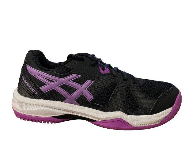 Asics Scarpa da padel da donna Gel Padel Pro 5 1042A200 002 nero-lavanda frontale