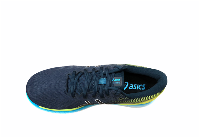Asics scarpa da corsa da uomo GlideRide 2 1011B016 400 blu verde