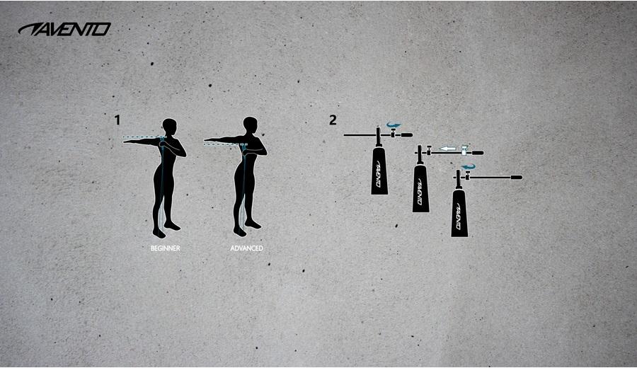 Avento Corda per salto Speed Grip 42HD