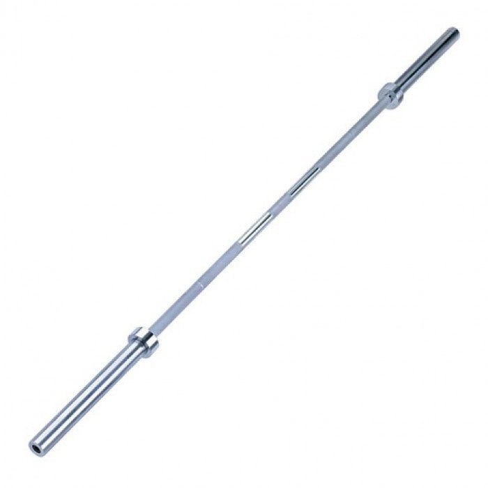 Bilanciere olimpionico Contes 218cm Elite in acciaio cromato per powerlifting e weightlifting, capacità 200kg, peso 17,5kg, standard olimpico certificato professionale