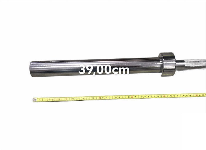 Bilanciere olimpionico Contes 218cm Elite in acciaio cromato per powerlifting e weightlifting, capacità 200kg, peso 17,5kg, standard olimpico certificato professionale, pesi