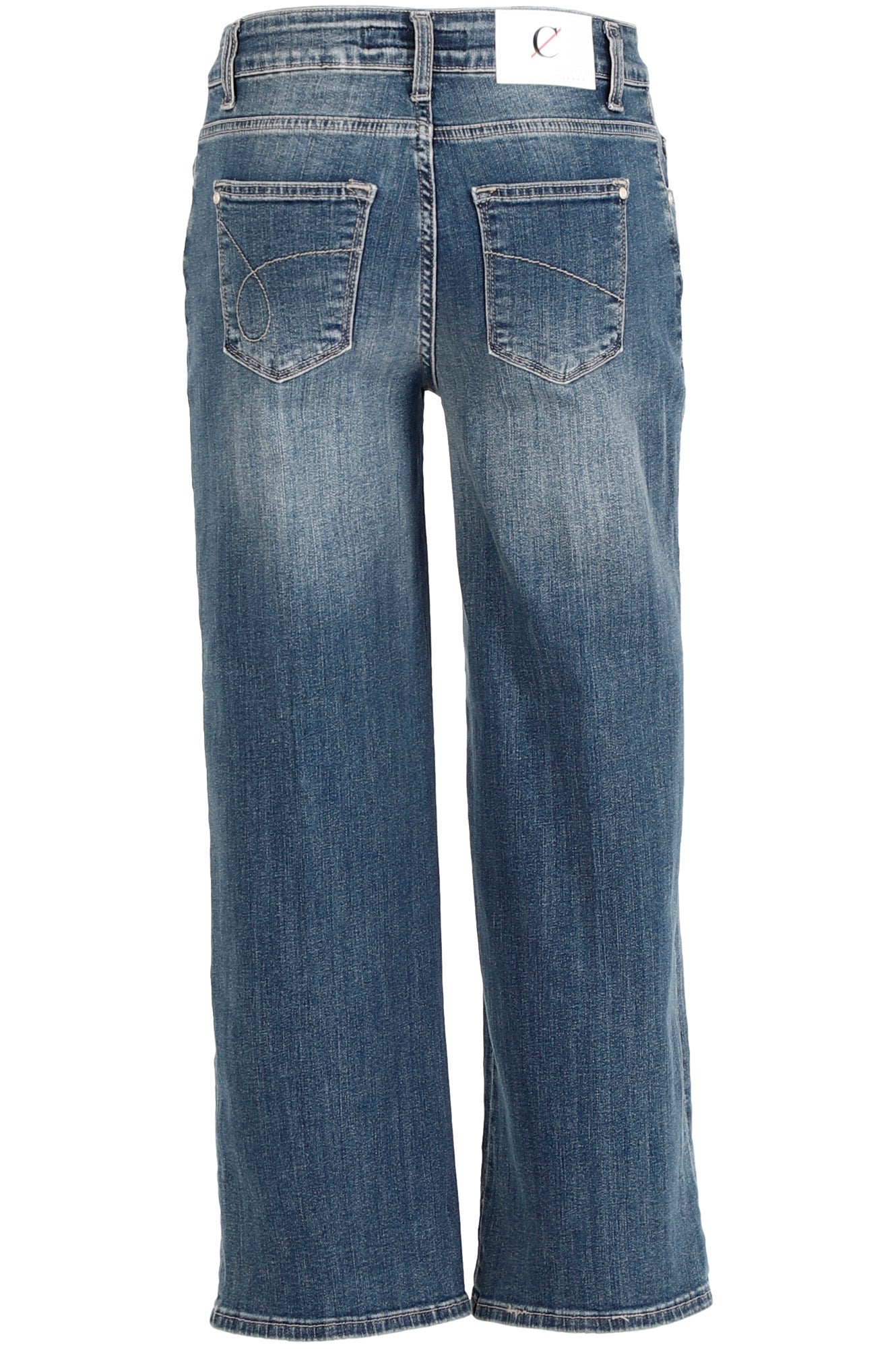 CafèNoir Pantalone Denim Culotte Greta C7JJ3150 B007 blu medio chiaro