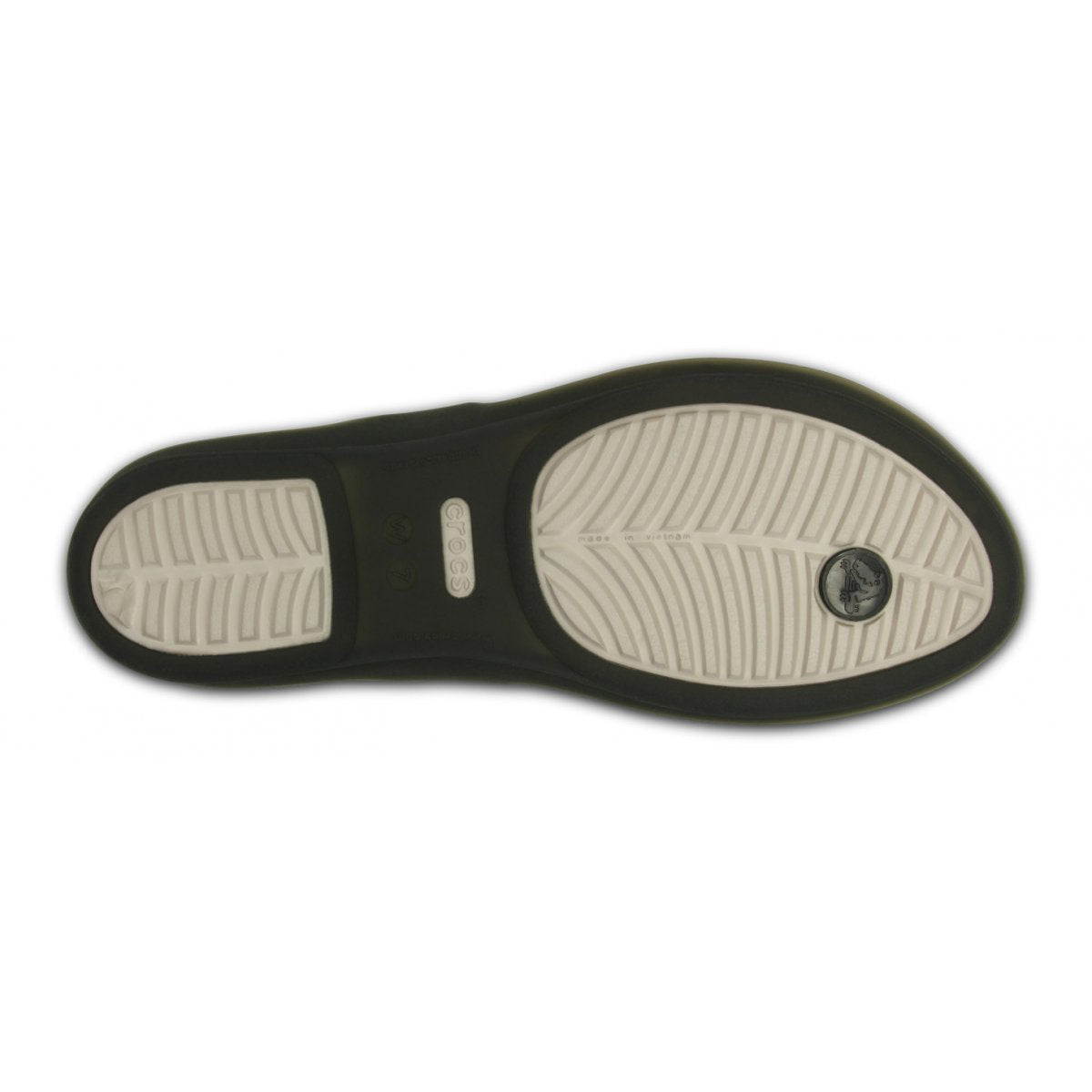 Crocs ciabatta infradito da donna Rio Flip 16266-0W8 nero-platino
