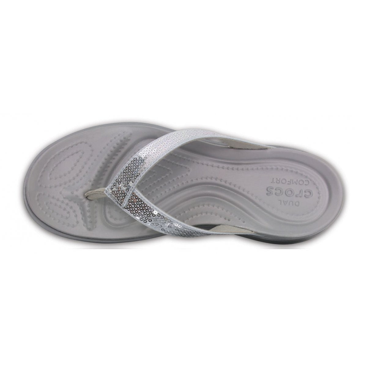 Crocs Capri V Sequin W 204311 040 argento