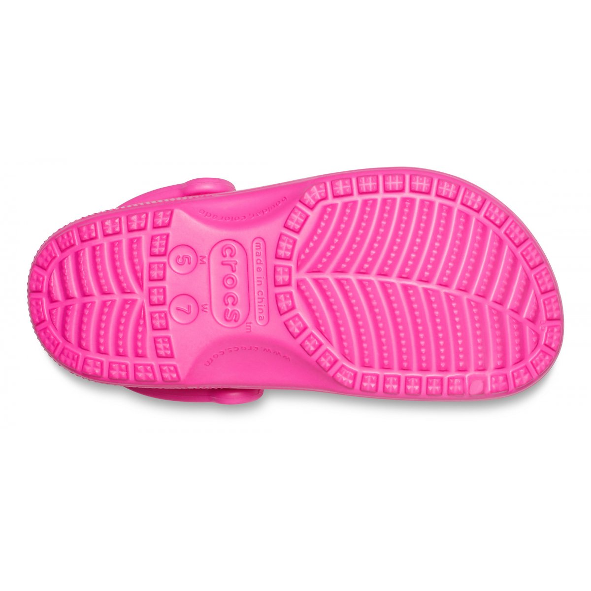 Crocs sandalo da donna Classic Sabot 10001-6QQ rosa elettrico