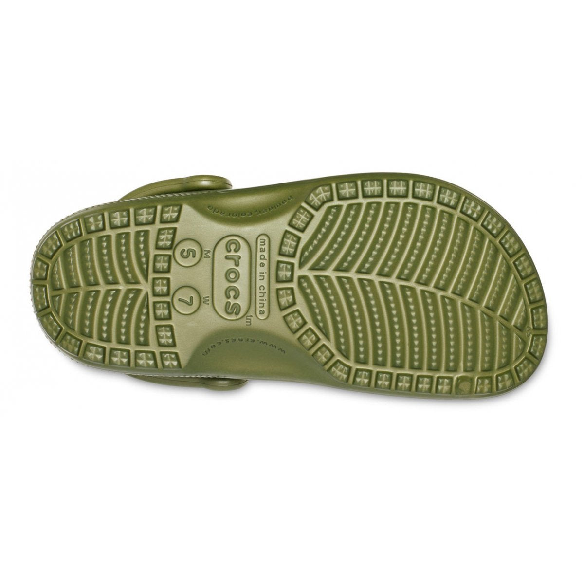 Crocs ciabatta sabot da uomo Classic 10001 309 verde militare