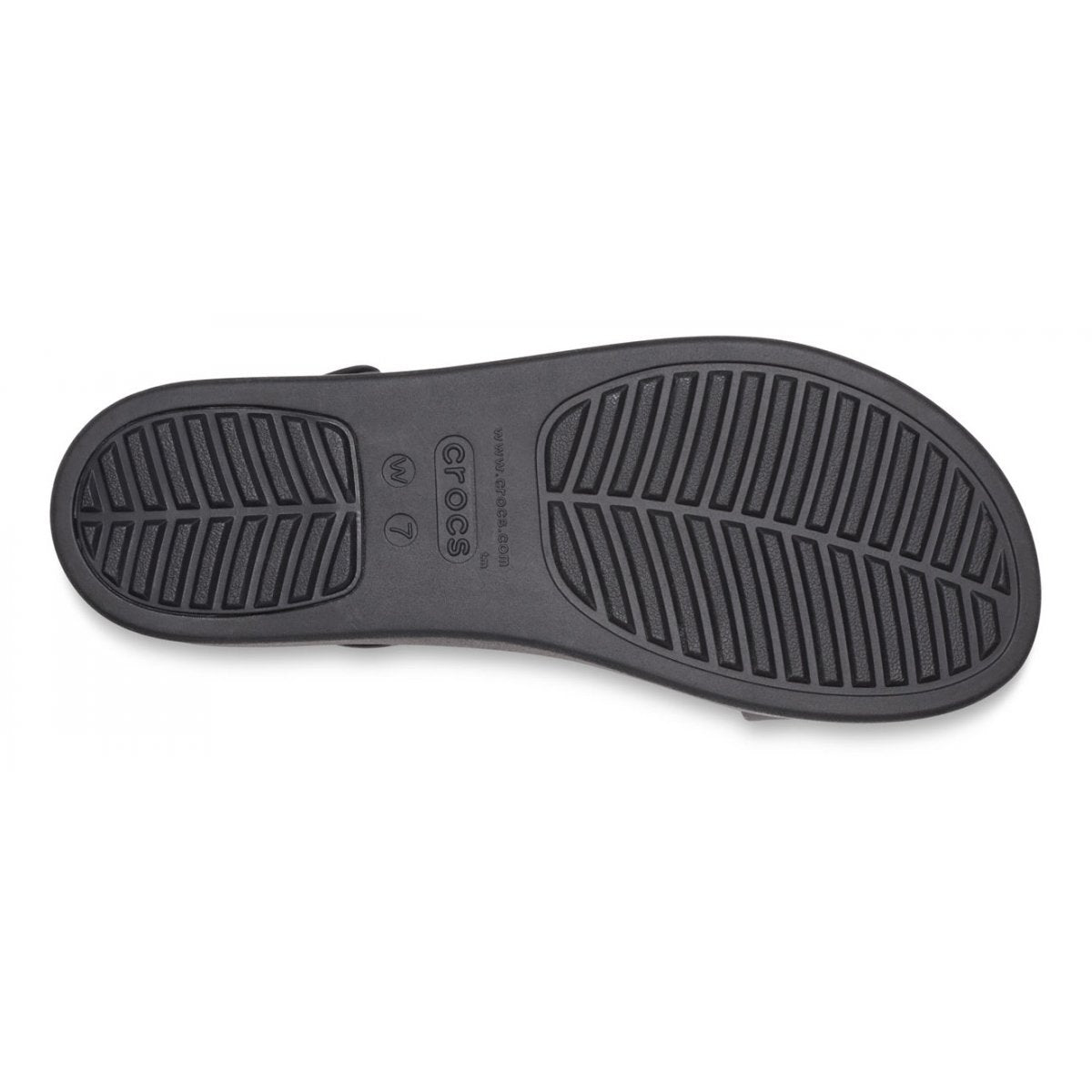 Crocs Sandalo da donna con zeppa Brooklyn Low Wedge 206453 060 nero