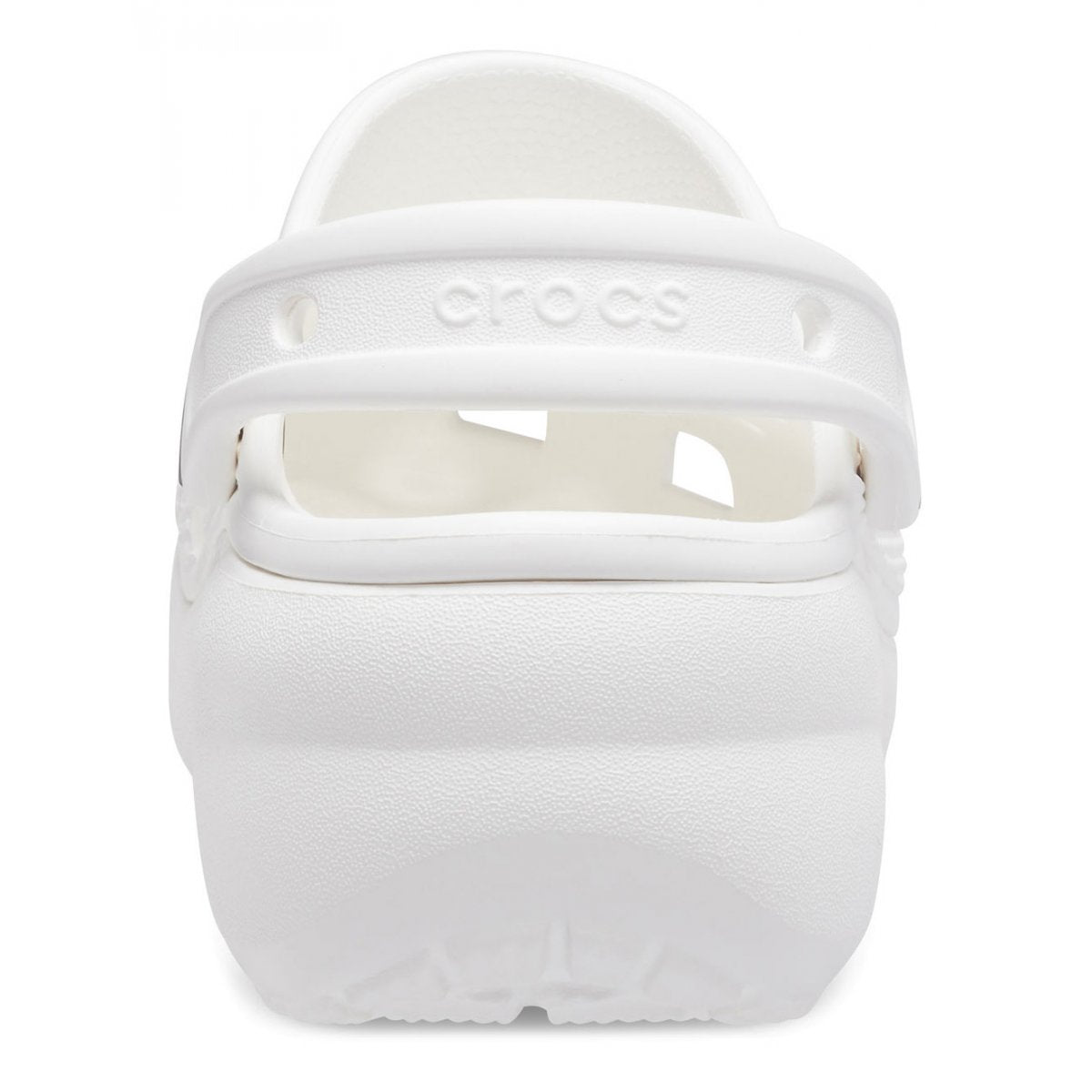 Crocs sandalo sabot Classic con zeppa Clog 206750 100 bianco