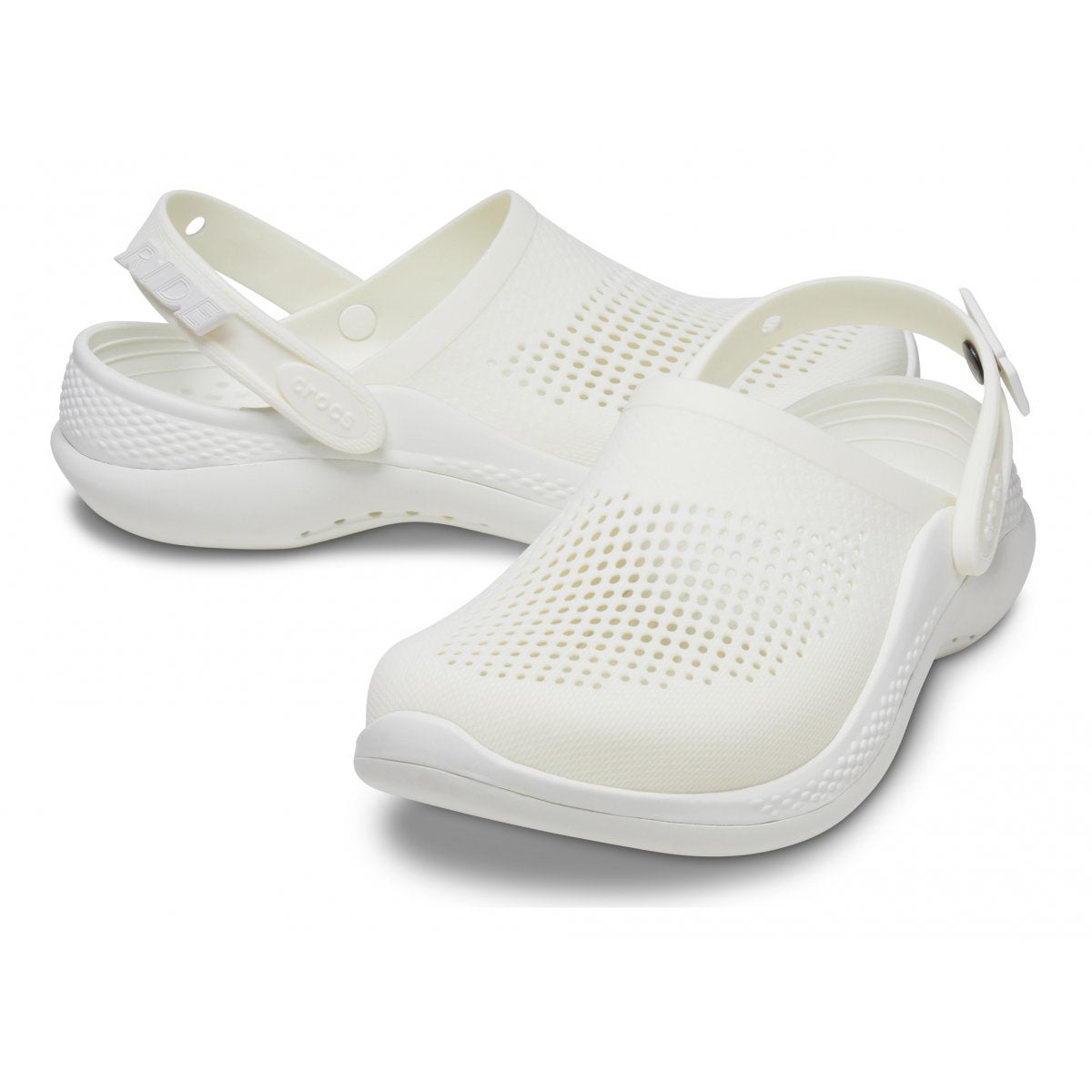 Crocs ciabatta sabot per uomo e donna LiteRide 360° Clog 206708 1CV bianco latte