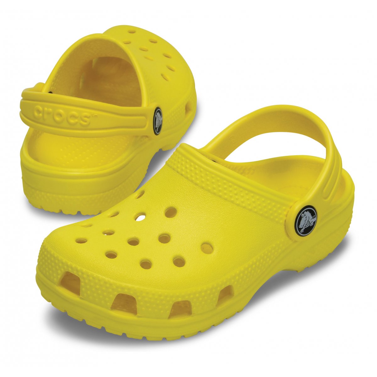 Crocs ciabatta sabot da ragazzi Classic Clog 206991 7C1 giallo limone