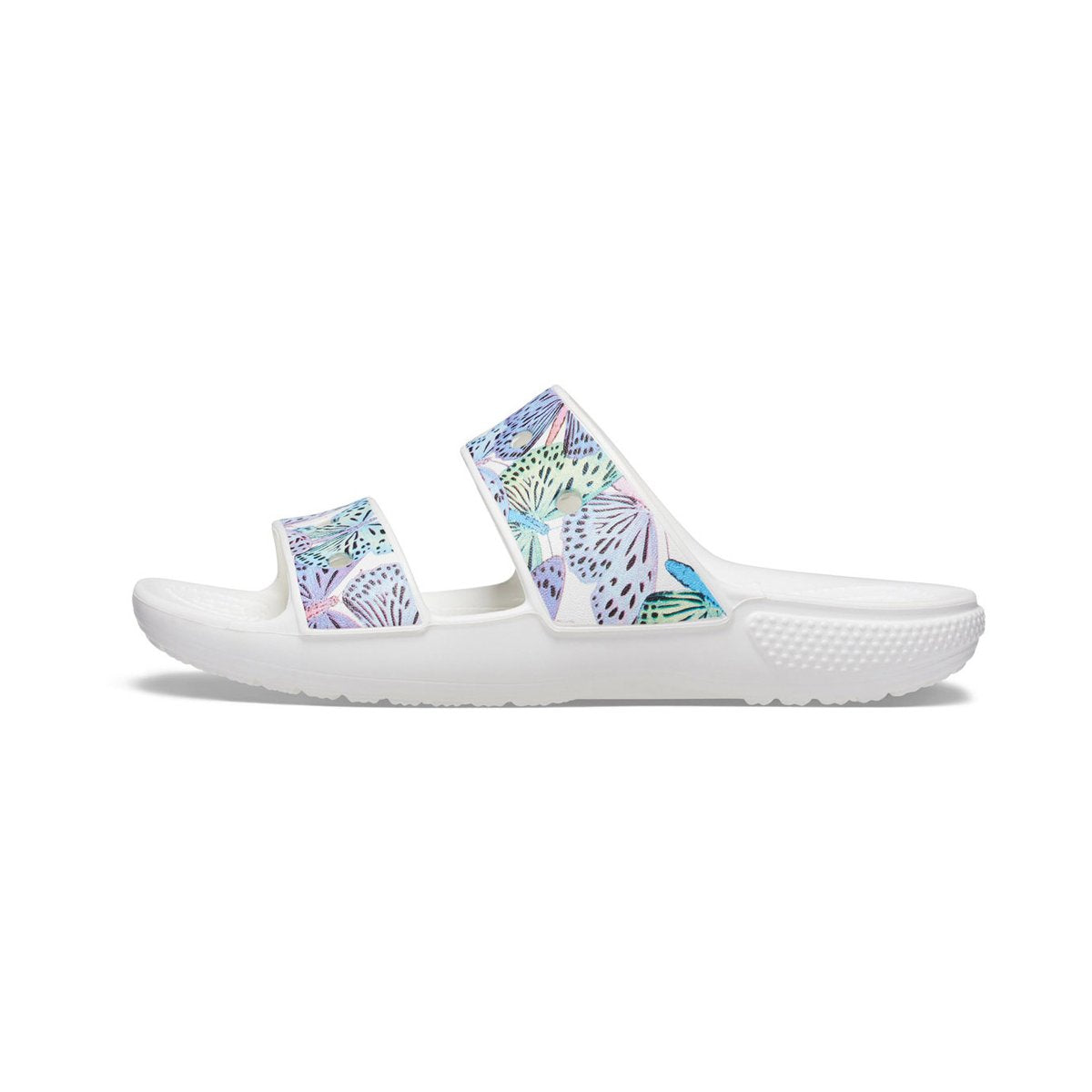 Crocs sandalo da bambina Classic Butterfly Sandal Kid 208299-94S bianco